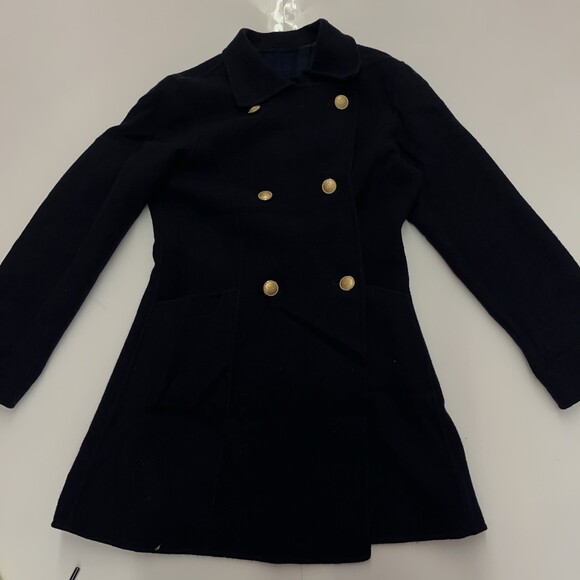 Vintage German School Uniform Jacet Plaid Womens Green Navy Blue Reversible - Picture 14 of 16